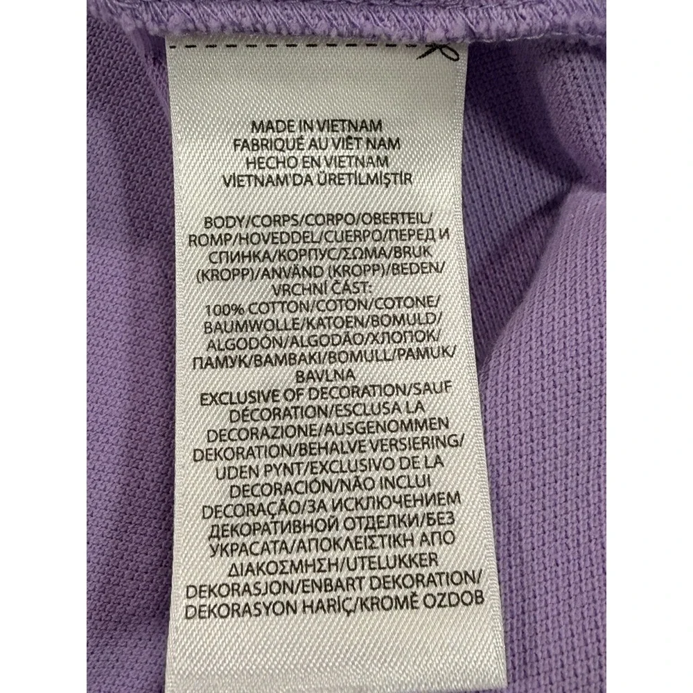 Polo Ralph Lauren Classic Fit Mesh Polo Shirt Purple Green Pony Men's Medium